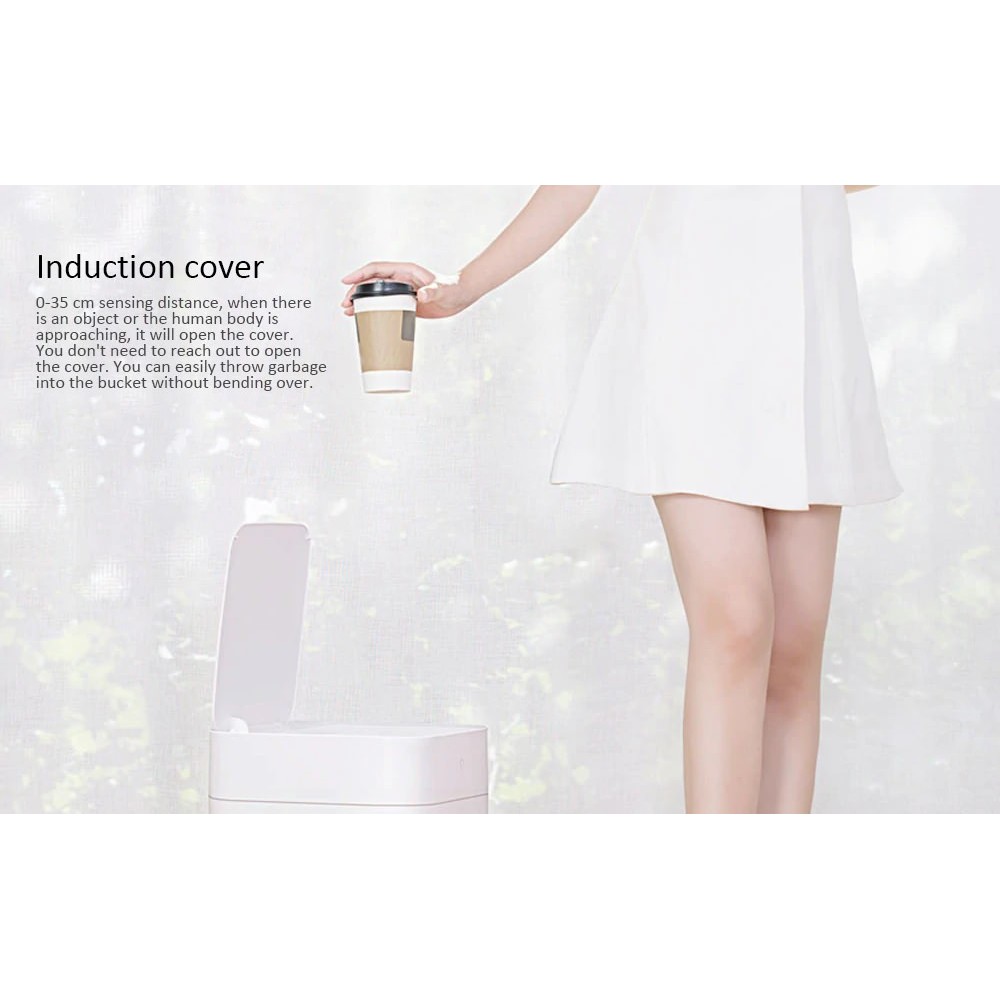 TOWNEW T1 - Tempat Sampah Elektrik Otomatis - Motion Infrared Sensor