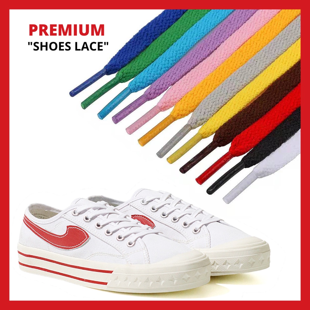 Tali Sepatu Gepeng Premium