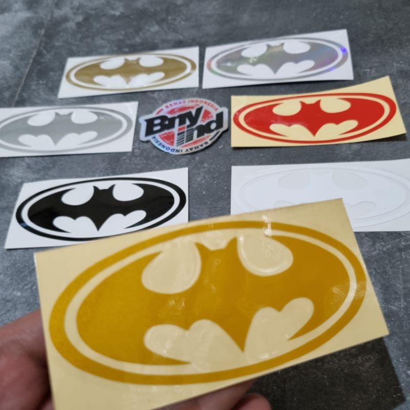 STICKER STIKER LOGO BATMAN CUTTING