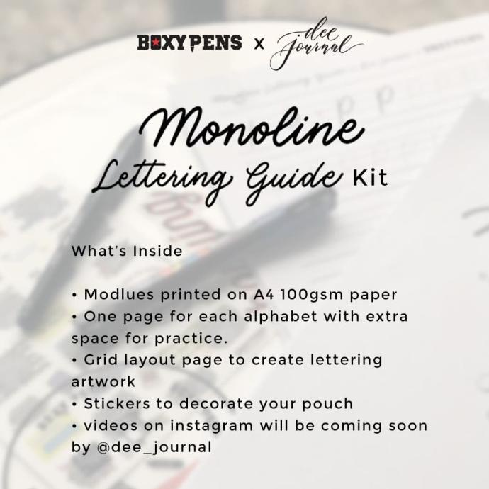 

Monoline Lettering Guide Kit Bundle 2