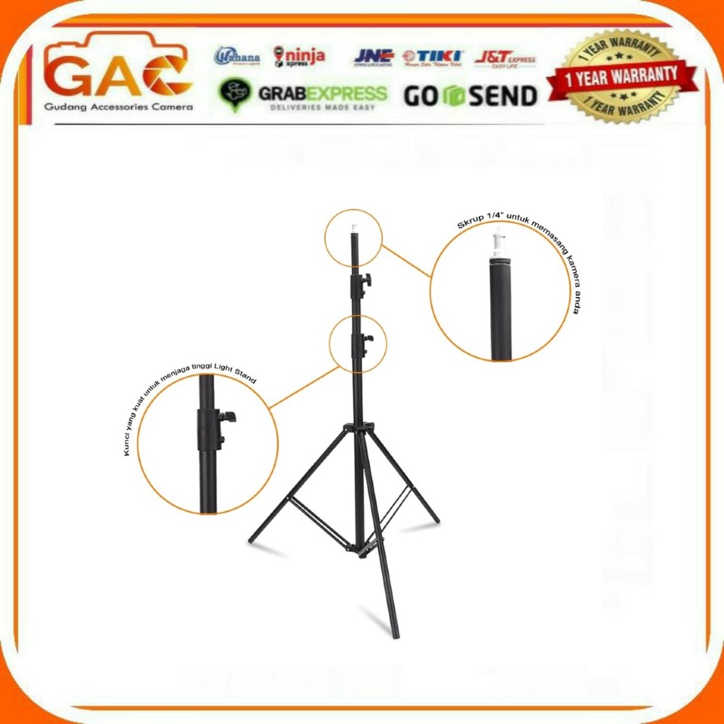 Light Stand EZSTAND Air280 Tripod Studio Air Cushion Flash / Pegas