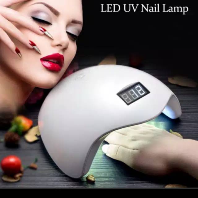 LED UV Nail / pengering cat kuku 48W / Alat Kecantikan Pengering Kutek Kuku UV LED Nail Dryer