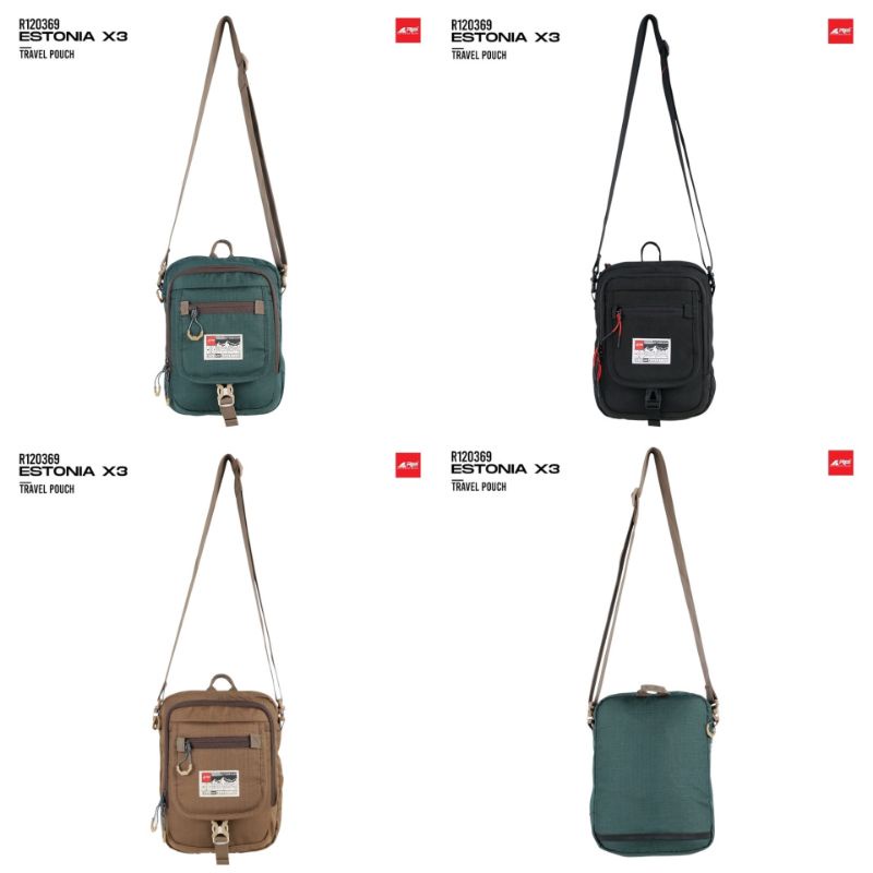 Tas selempang original Arei Estonia x3 dapat cover bag