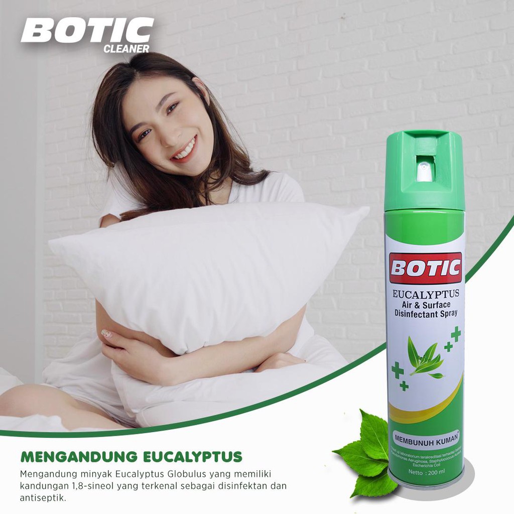 BOTIC - Disinfectan Spray Aroma Eucalyptus 200ml