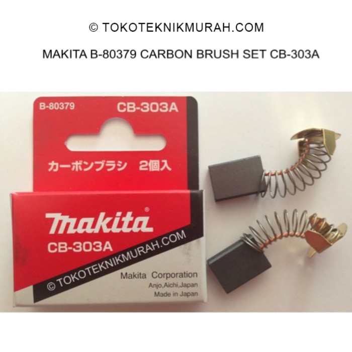Makita B-80379 Carbon Brush CB-303A / CB303A Borstel