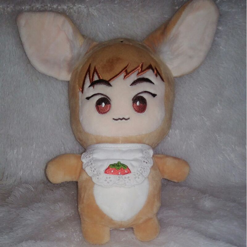 (Mohon Baca Deskripsi) Ready Preloved Boneka EXO Xiumin Samakxiu Rubah Doll KPop Doll 20cm Minseok D