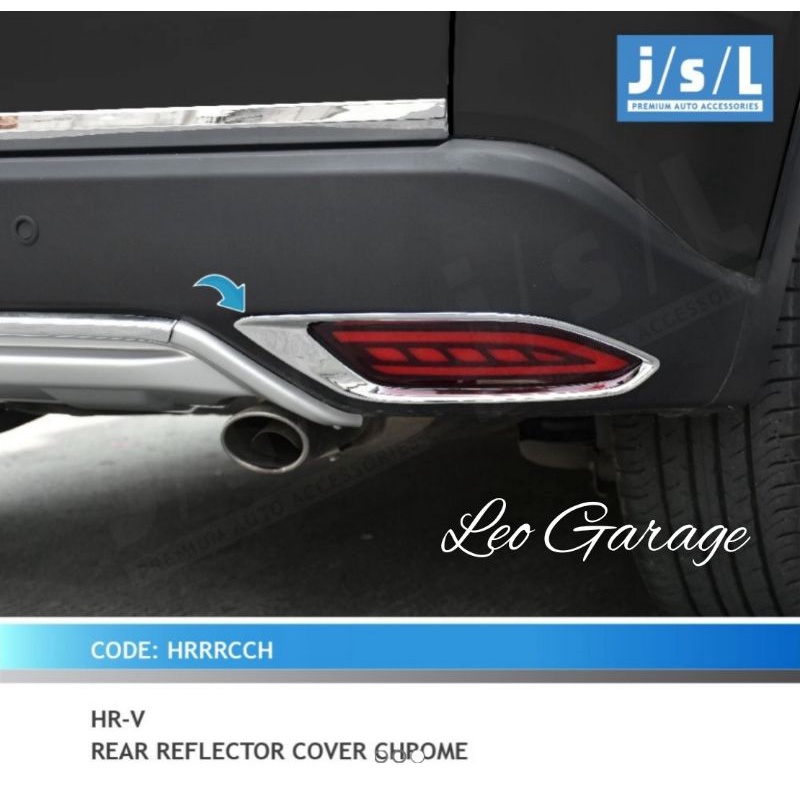 HRV GARNISH REFLEKTOR REAR REFLEKTOR LIST LIS COVER CHROME