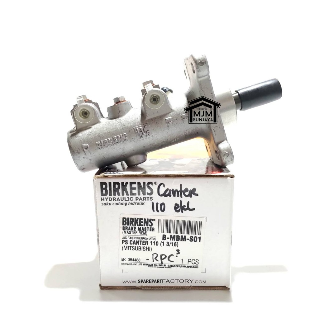 Brake Master Sentral Pusat Rem Atas Mitsubishi PS Canter 110 Double Engkel 1 3/16 Birkens B-MBM-S01