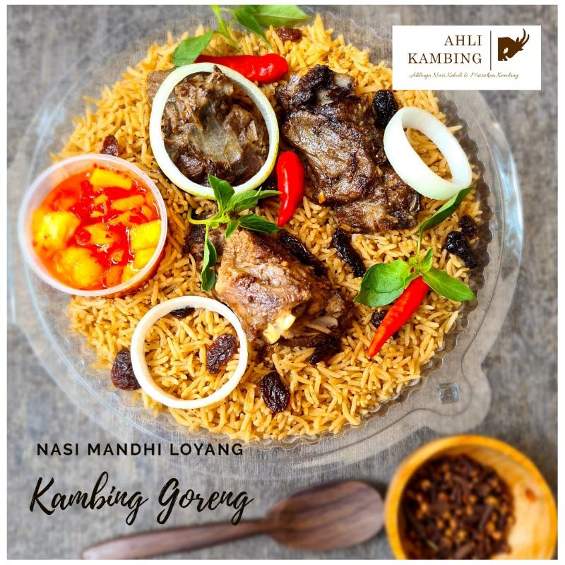 

Nasi Kebuli/Mandhi Loyang 3 Porsi by Ahli Kambing