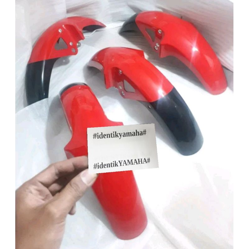 Spakbor depan merah cabe front fender ori rx king kobra