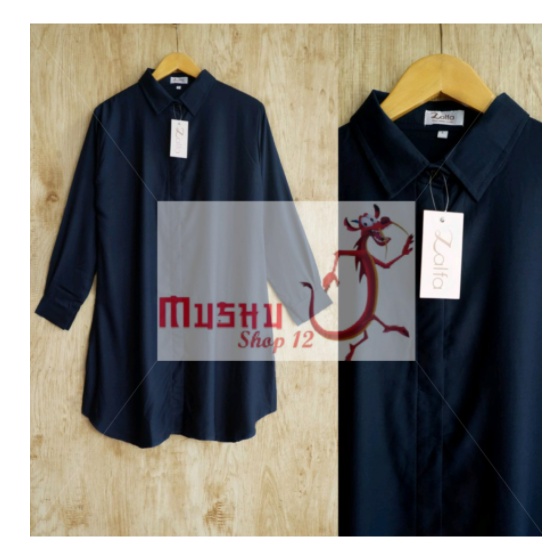 dv-Kemeja Tunic-ALINA by ZALFA OUTFIT