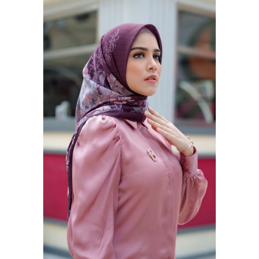 Buttonscarves Malaya Voal - Burgundy