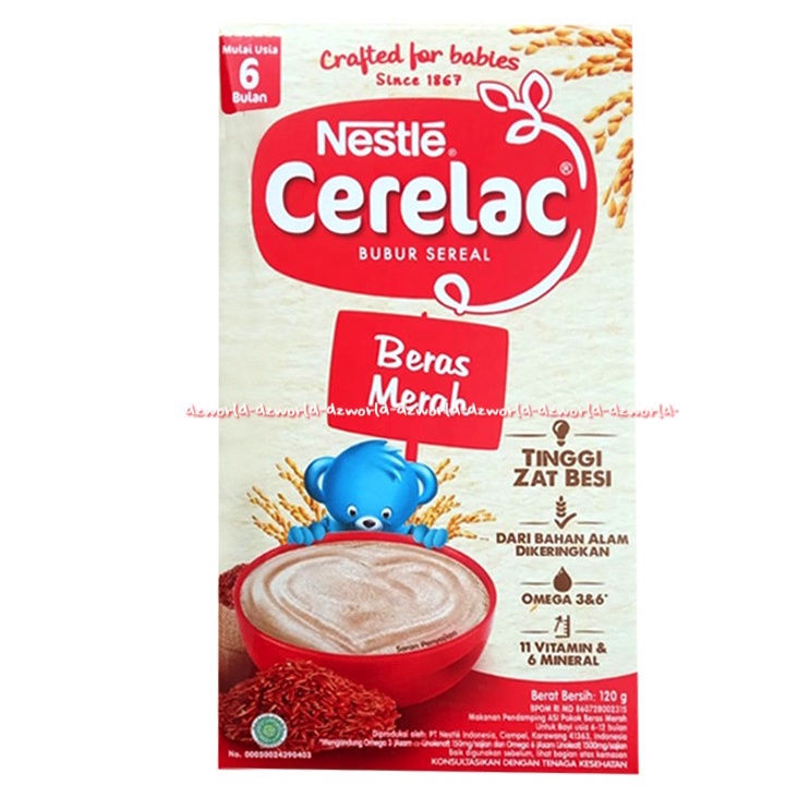 Nestle Cerelac Bubur Sereal Ayam Bawang 120gr Bubur Bayi Nesle Cerelak Bubur Bayi