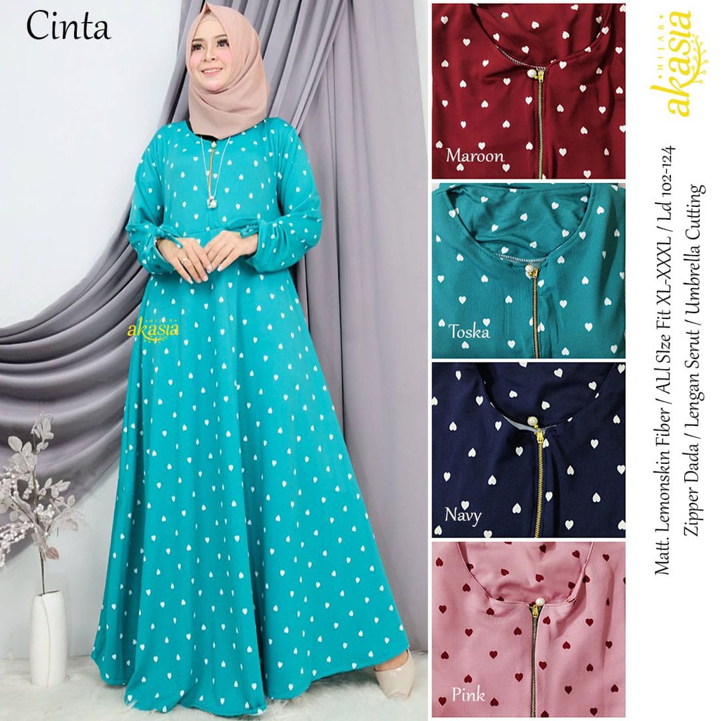 Ready Fashion Muslim Gamis CINTA lengan bertali