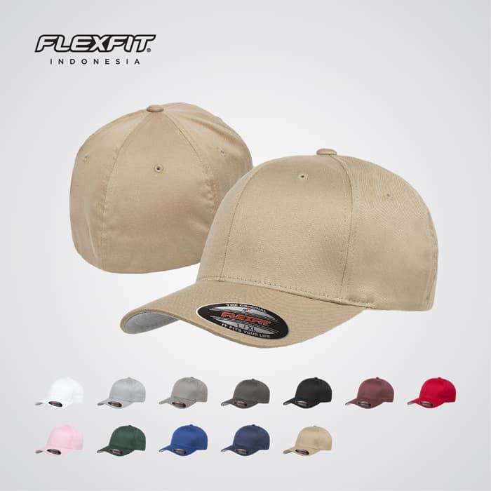 Topi Polos Flexfit Yupoong 6277  Wooly Combed