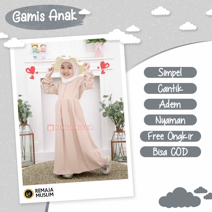 Gamis Anak Perempuan Gamis Anak 2 1 Tahun Muslim Anak Perempuan Baju Gamis Anak Baju Muslim Anak Per