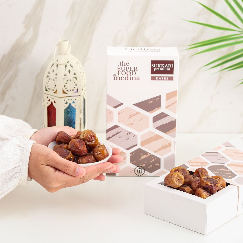 

Kurma Sukari Premium Lembut Galleo 500 Gr