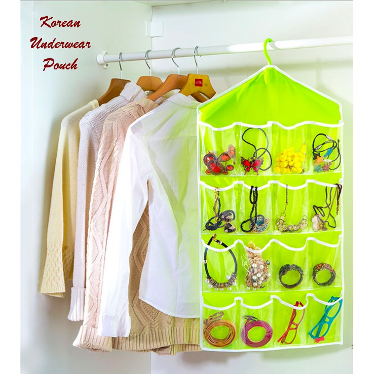 Travelmate Underwear Pouch 16 sekat serbaguna tempat celana dalam / kaos kaki / pernak pernik / CD