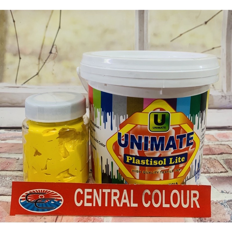 

Cat Plastisol Unimate LITE Yellow / Kuning - 200GR