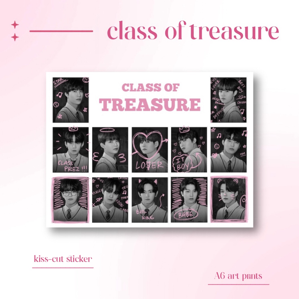 

class of treasure artprint & deco sticker