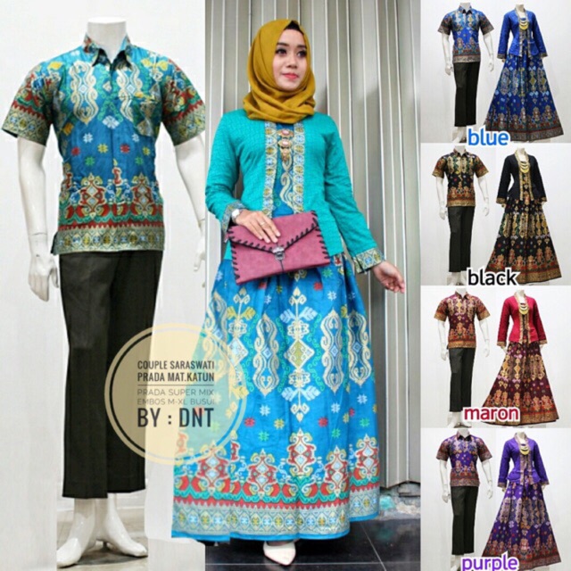 Jual Murah Batik Couple Saraswati Klok Kekinian Pakaian Seragaman Murah Kerja Kantor Pramesti Dql0JLfw8D0EN