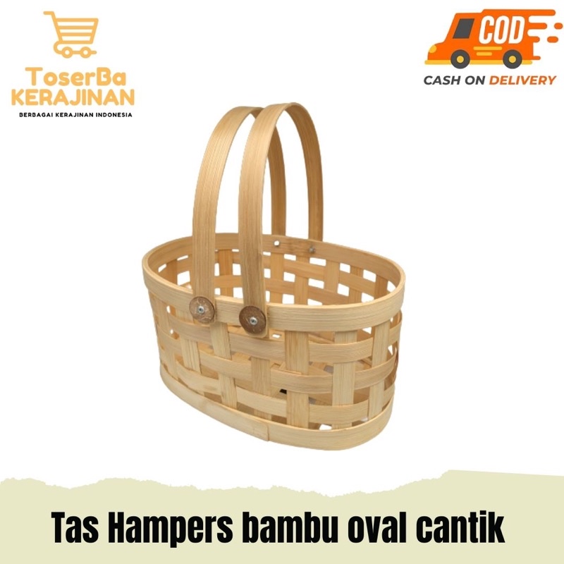 

Packaging bambu tangkai oval / keranjang bambu oval