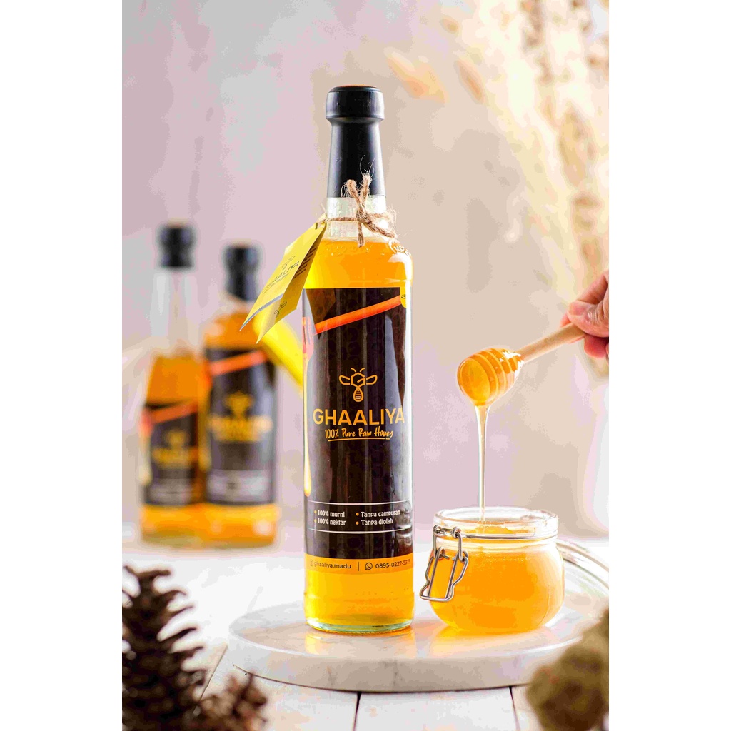 

(Multiflora) Madu Asli Murni Sehat RAW Ghaaliya Nektar Multiflora 600gr