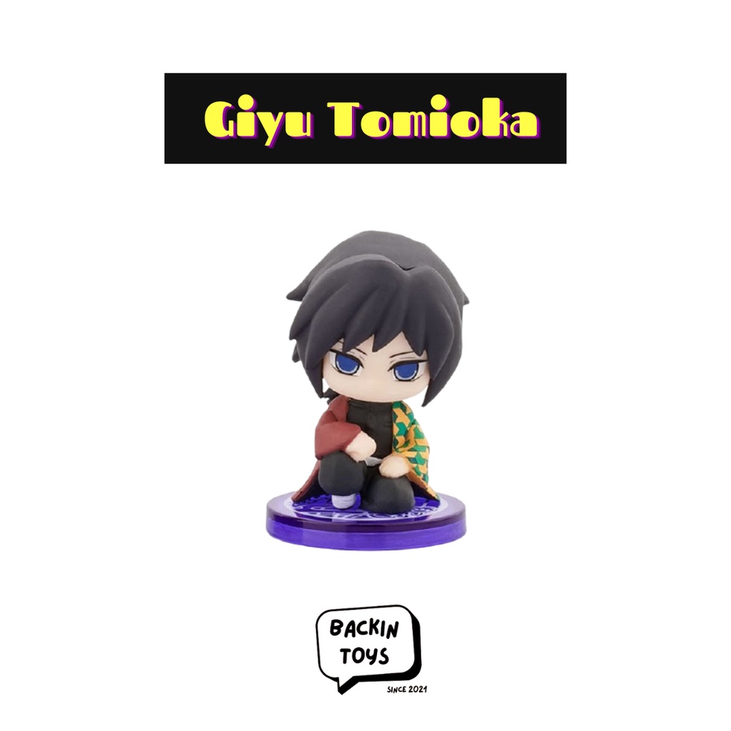 Action Figure Kimetsu no Yaiba Suwarasetai 5 Gacha - Giyu Tomioka