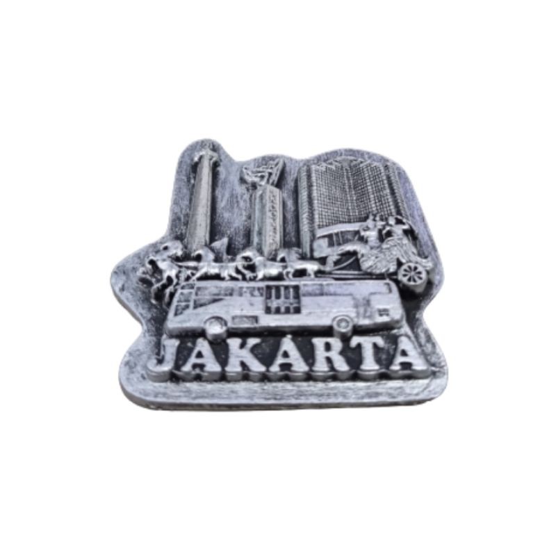 (BISA COD) MAGNET KULKAS JAKARTA INDONESIA TUGU MONAS BAHAN FIBERGLASS - SOUVENIR MURAH