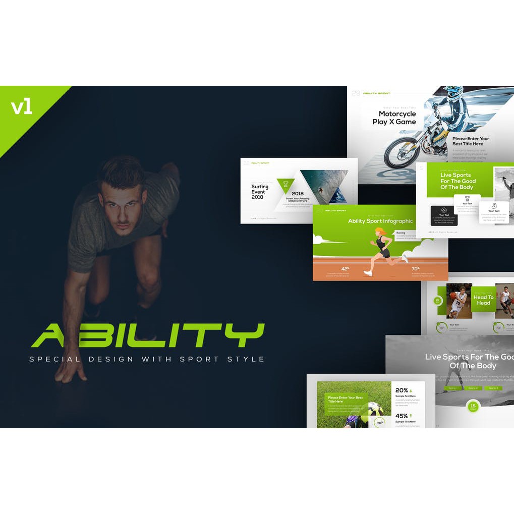 

Template Powerpoint: Ability Sports - 110 Kreatif Slide Presentasi (PPT,PPTX)