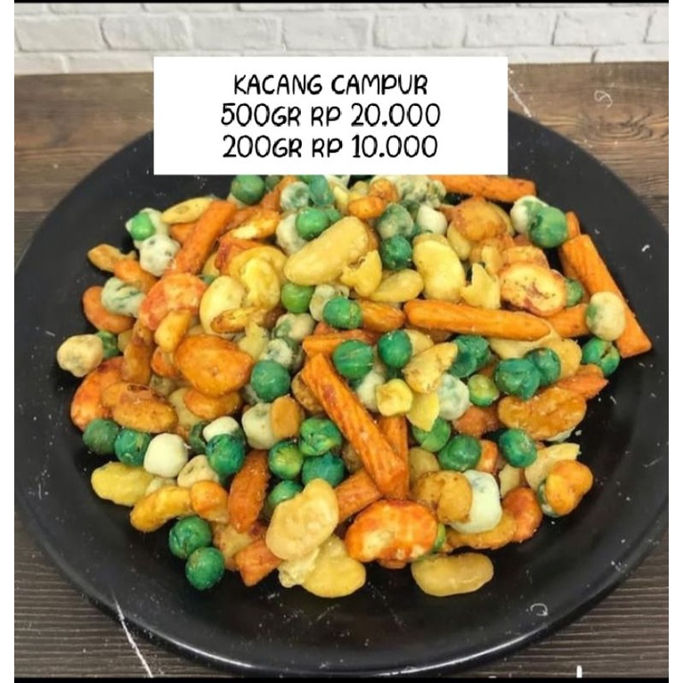 

jajan / snack / cemilan kacang campur