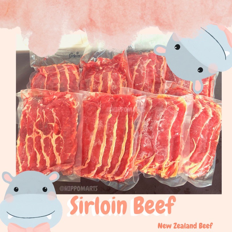 Daging Slice Sirloin Beef  ( Suki , Shabu Shabu Beef )