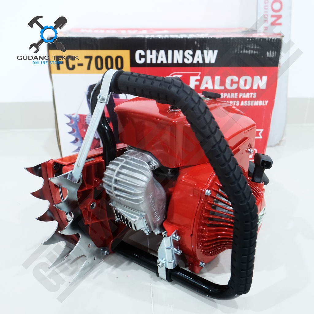 Chainsaw 36&quot; SL7000 Pro FALCON 2Tak / Mesin Gergaji Kayu Chainsaw Bar Laser 36 Inch SL 700 2T FALCON