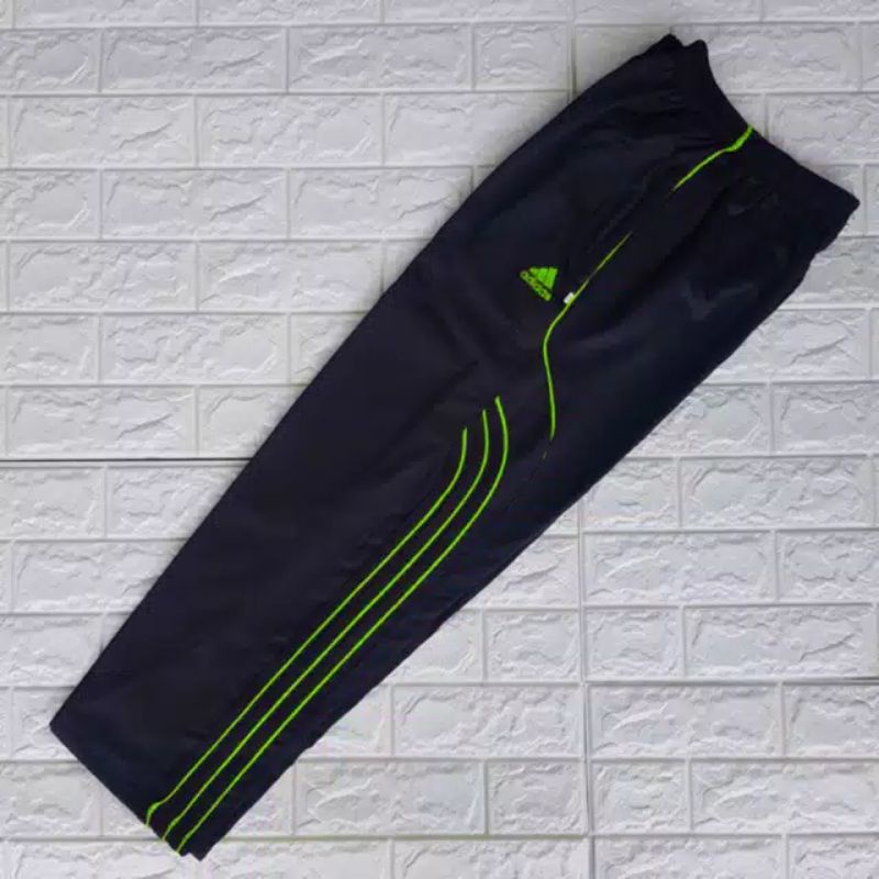 Training Pria Bahan Lotto Premium Merk Adidas Warna Hitam All Size XL Trening Panjang List Premium Celana Olahraga Trening Training Pria Wanita Standar Jumbo