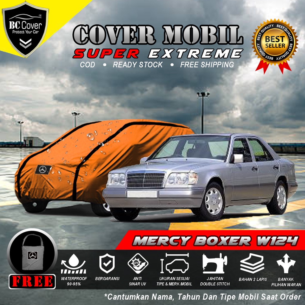 Body Cover Mobil MERCY BOXER W124 Outdoor Waterproof / Sarung Mobil MERCY BOXER Waterproof / Selimut