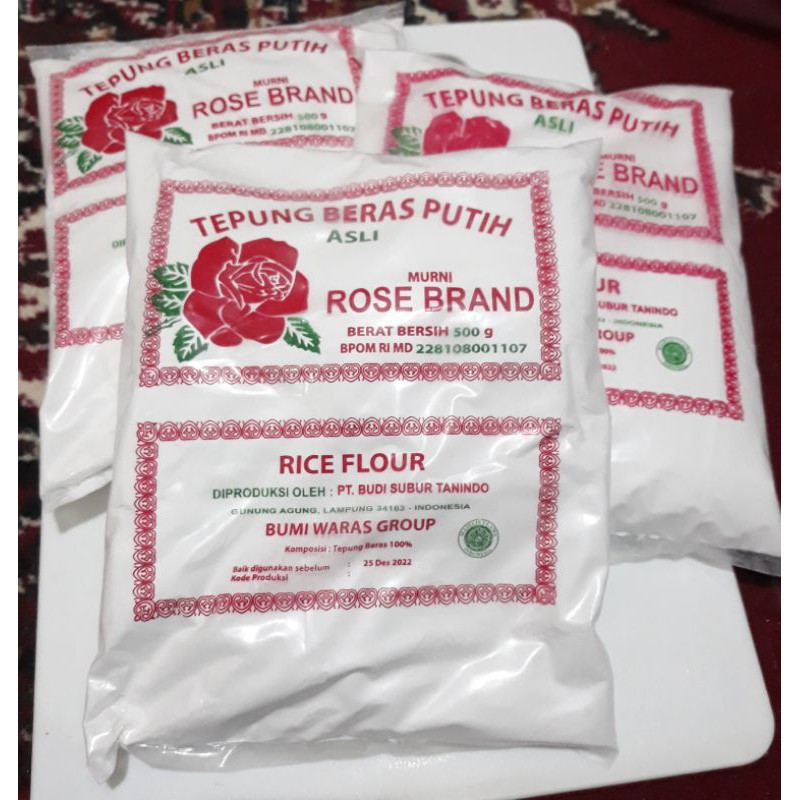 

Tepung Beras Rose Brand 500gr