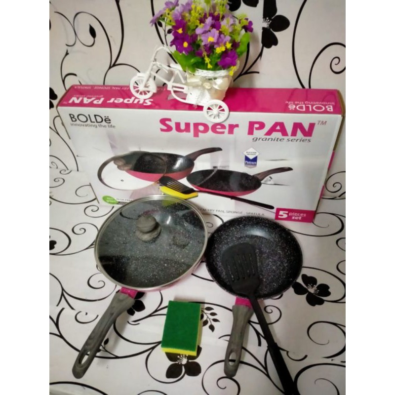 Panci Set Granit Super Pan Bolde