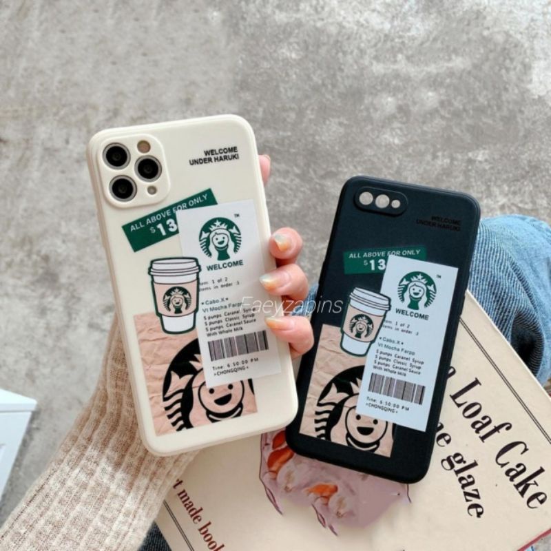 CASE STARBUCKS VIVO & SAMSUNG Y91C/Y30/Y20/Y20S/Y21/A32/A22/A52
