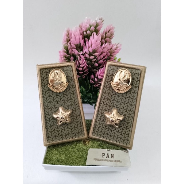Pangkat Pdh ASN Jabar 3D Kain Akrilik