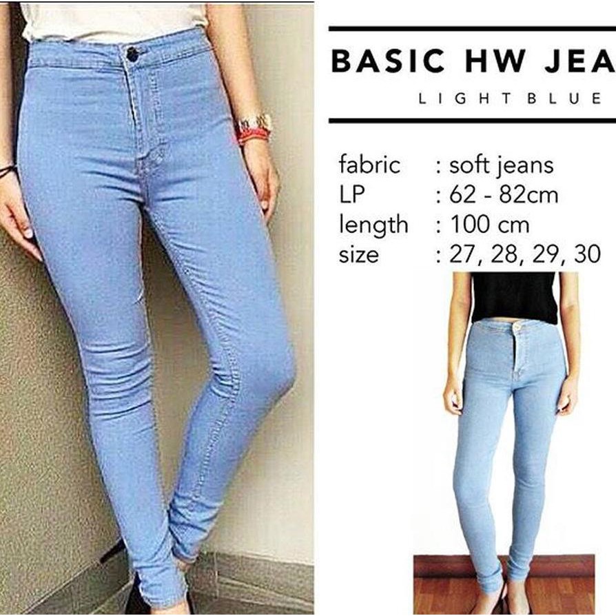 highwaist jeans wanita celana  hw big  size  highwaist 