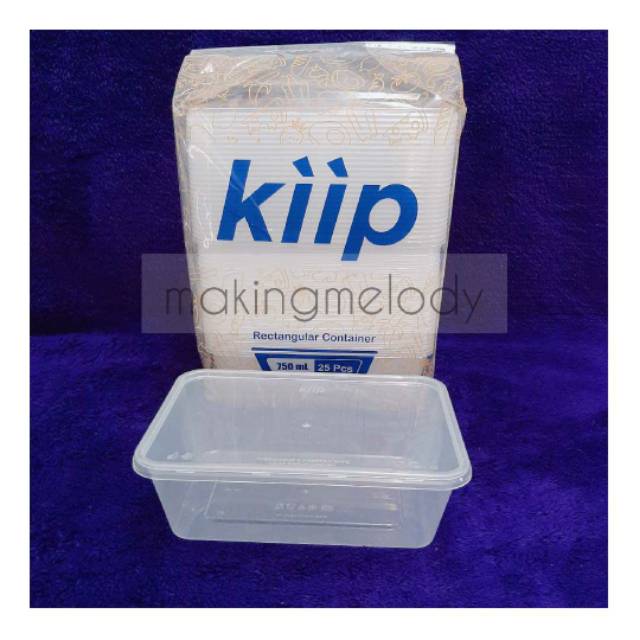 Thinwall kotak KIIP 750 ml | Food container | Box Takeaway