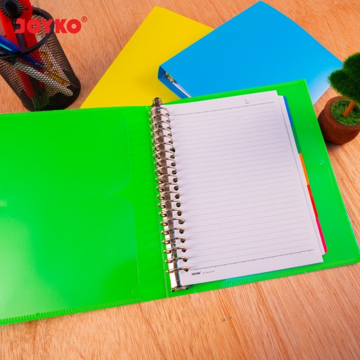 

Kusus Hari Ini Binder Note / Binder File Joyko A5 & B5 / M505 - M131 Terbatas