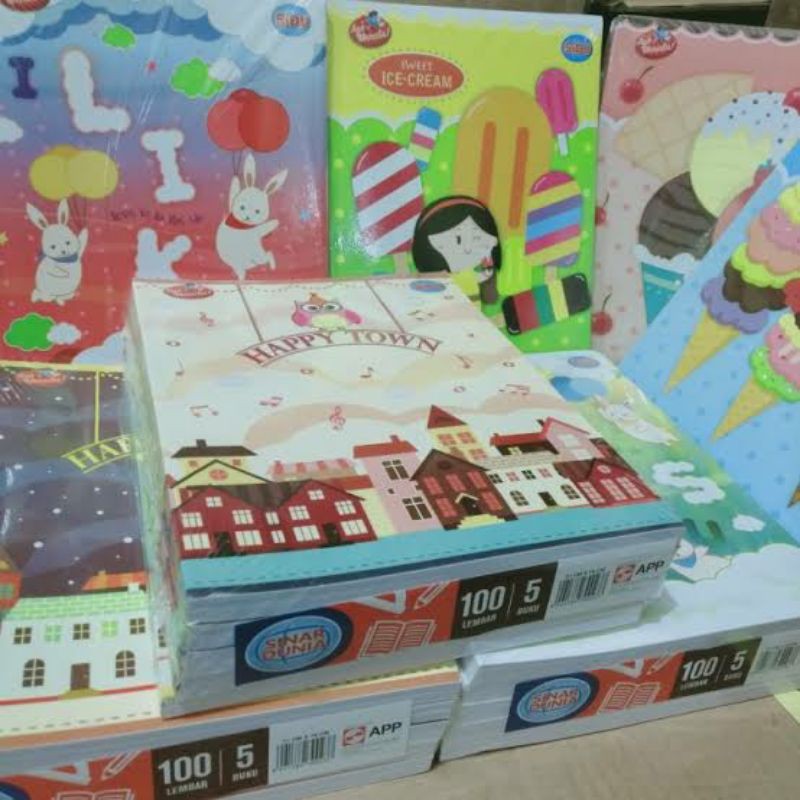 

Rad Buku Tulis SIDU SINAR DUNIA 100 Lembar
