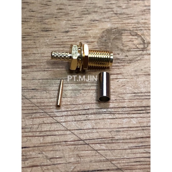 Konektor RP SMA female Crimp rg316rg174 ring nickle