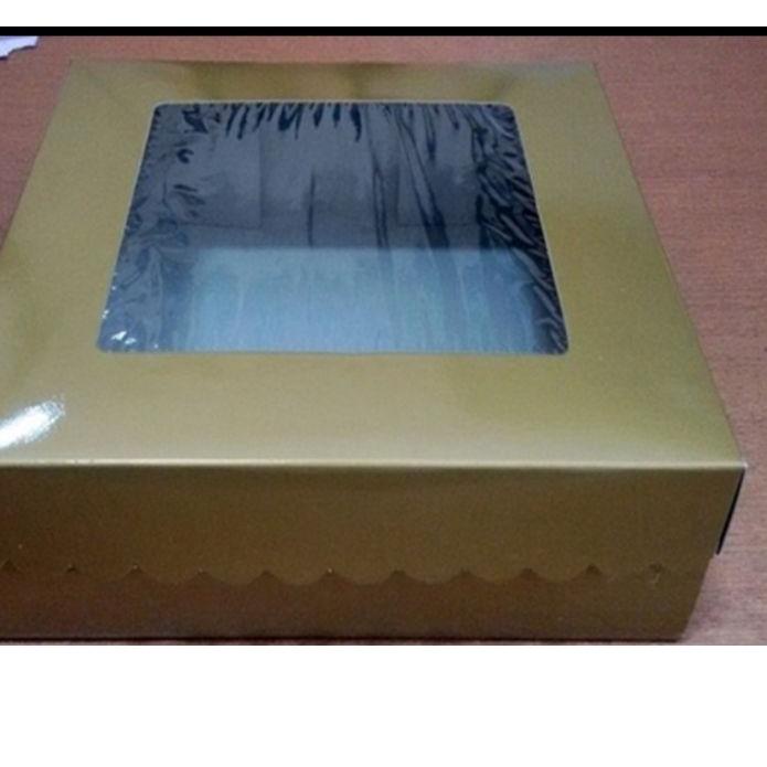 

☜ Box KUE/DUS KUE warna emas uk 22x22 cm ✭