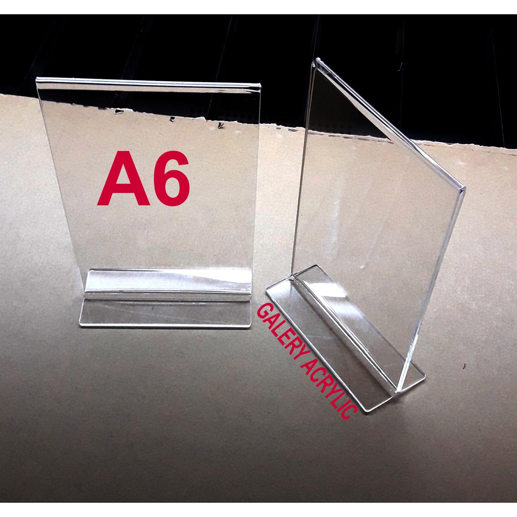 

ACRYLIC SIGN HOLDER BANTEX STANDING POP A6