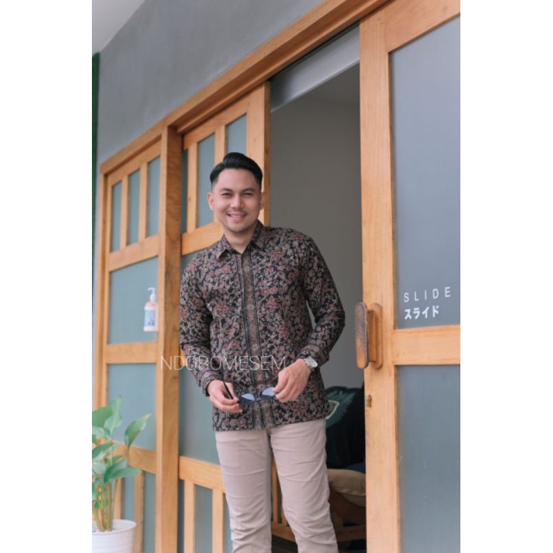 BATIK NDOROMESEM LENGAN PANJANG BALI MULYO KATUN HALUS PRIMISIMA FULL FURING