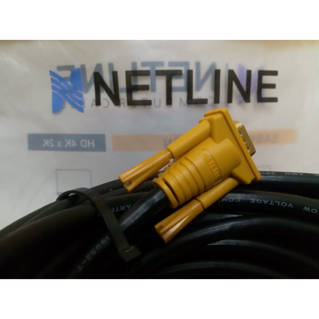 NETLINE Kabel Vga GOLDPLATED 15Meter M/M