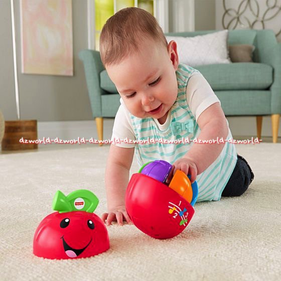 Fisher Price Laugh&amp;Learn Learning Happy Apple Mainan Edukasi Bayi Bentuk Apel