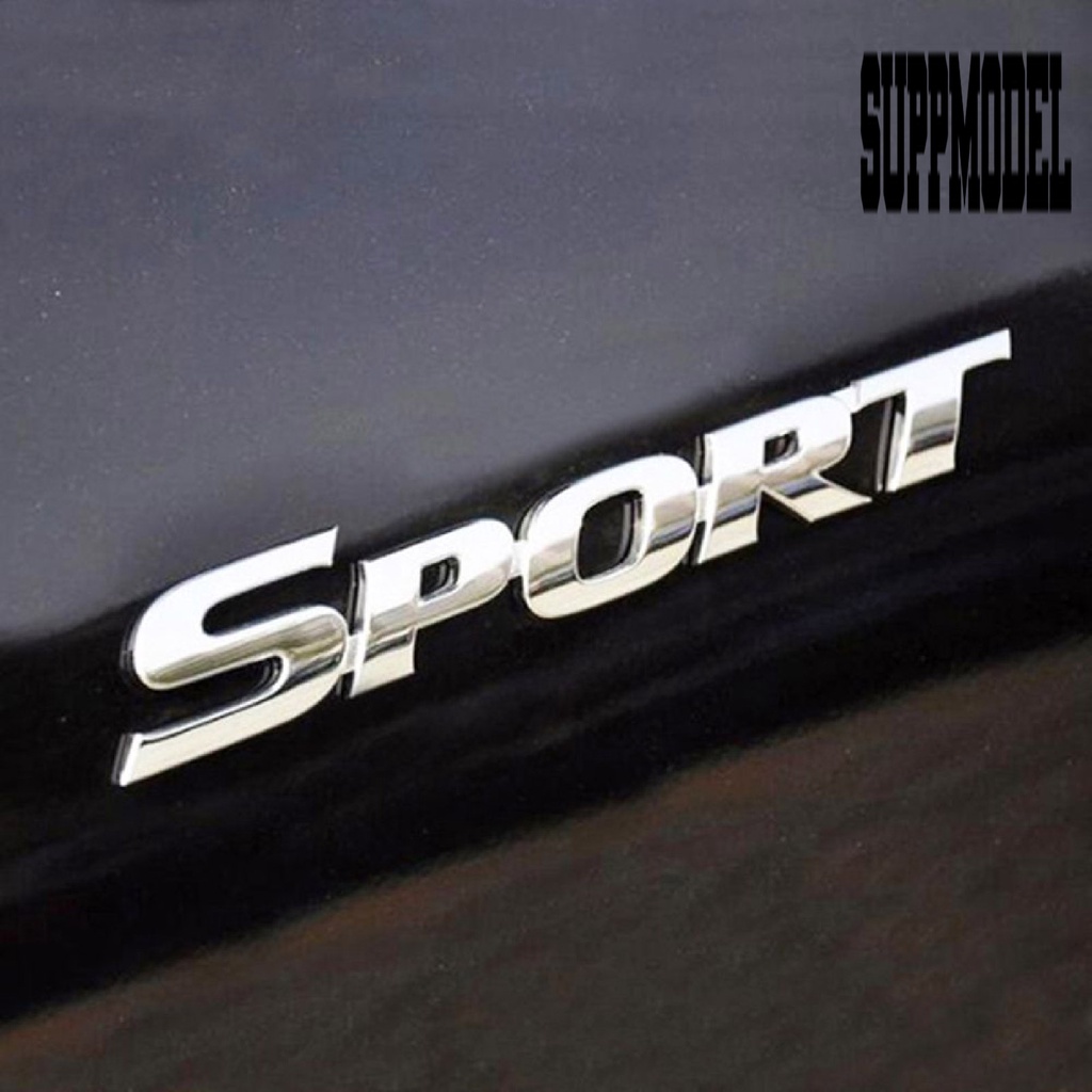 Stiker Emblem Logo SPORT 3D Tahan Lama Untuk Mobil